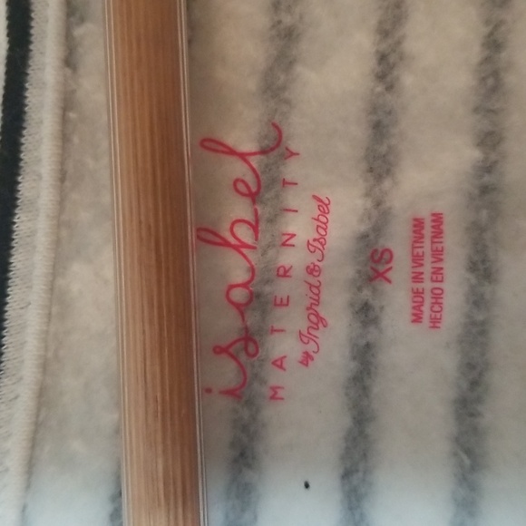 Isabel Maternity Mama strioed sweatshirt size XS - Picture 3 of 6